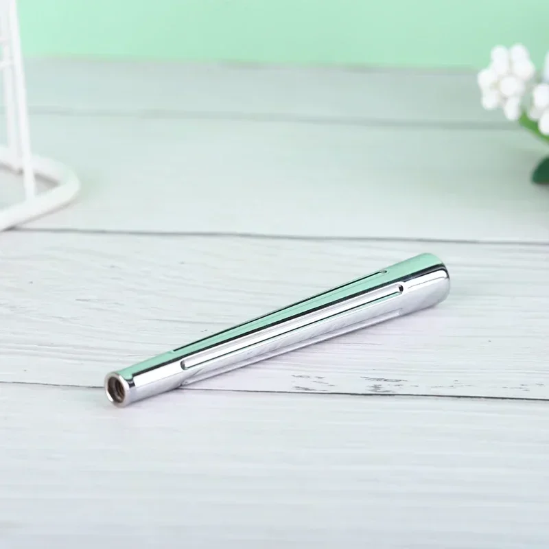Yaqi 2026 Mens Globe Trotter Chrome Color Brass Safety Razor Handle For Portable Replace Razor Handle New Fashion Simple Handle