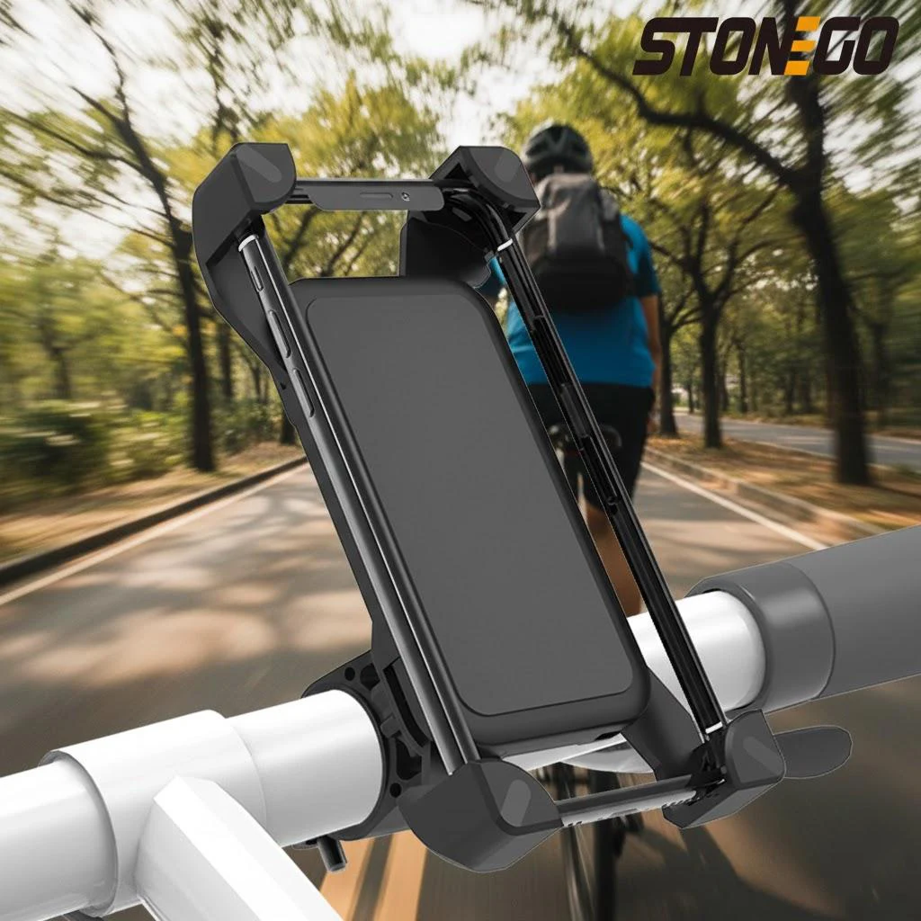 

Bike Phone Holder Motorcycle Mount Universal for Bicycle and Motorcycle Accessories Convenient Secure Stand for Riders