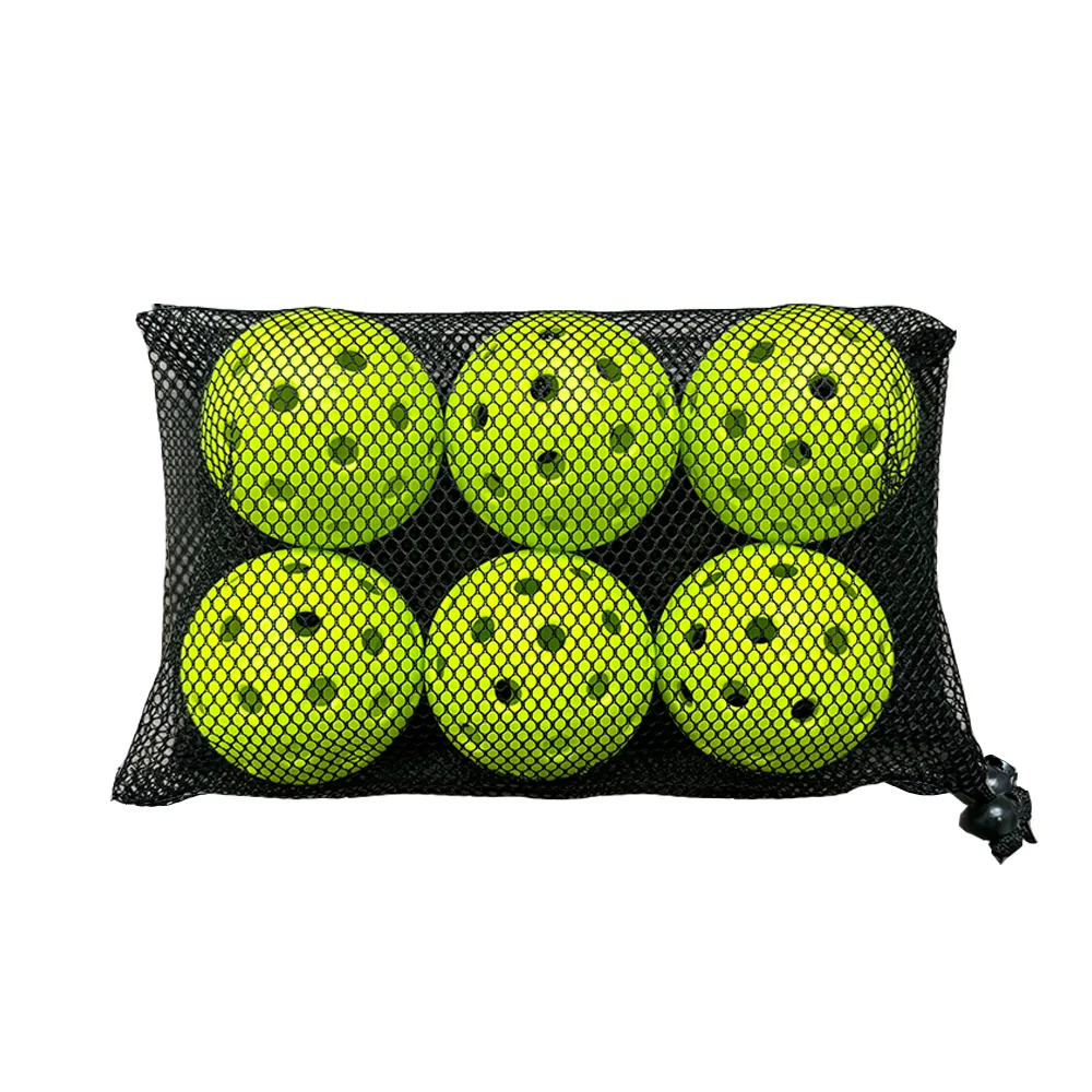 6/12 Stück Indoor-Pickleballbälle mit 40 Löchern, bunte und langlebige Pickleballs, 74 mm, Trainingsball, Übungs- und Wettkampf-Pickleball – Detail 2