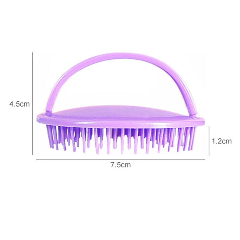 Silicone Shampoo Scalp Hair Massager Portable Soft Hair Comb Bath Massage Brush Scalp Massager Shower Brush Comb Care hair Tool