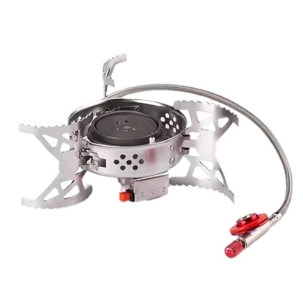 

Split burner gas stove outdoor stove gas stove windproof hurricane set