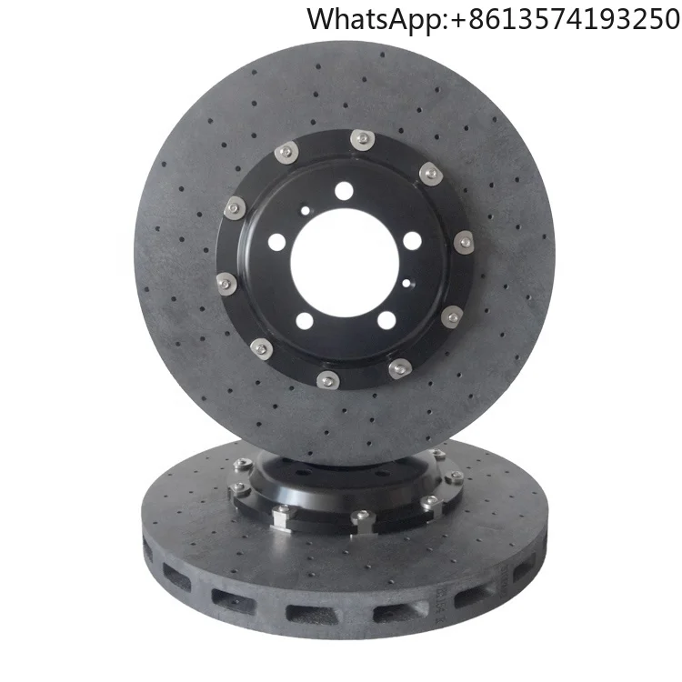 For Front OEM 97035140732 410mm Carbon Ceramic Brakes Disc for Porsche Panamera 4 Edition Executive Gts