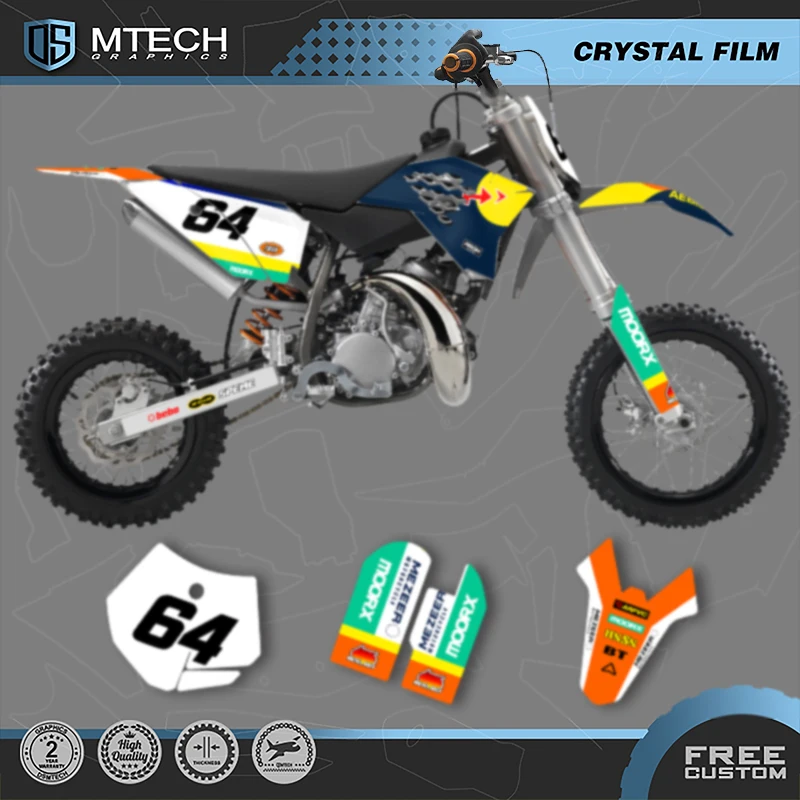 

DSMTECH Cusotm Team мотоциклетные графические наклейки, наборы наклеек для KTM SX50 SX 50 2009 2010 2011 2012 2013 2014 2015 001