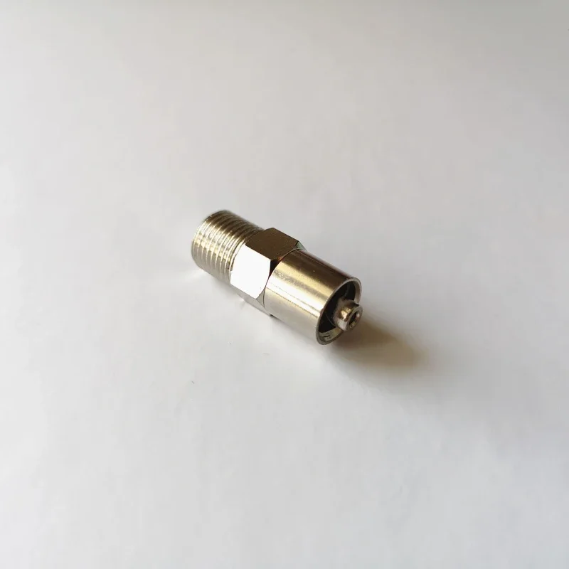 Male Luer Lock Adapter G1/8 Male Thread, Metal Syringe Connector Nickel Plated Brass