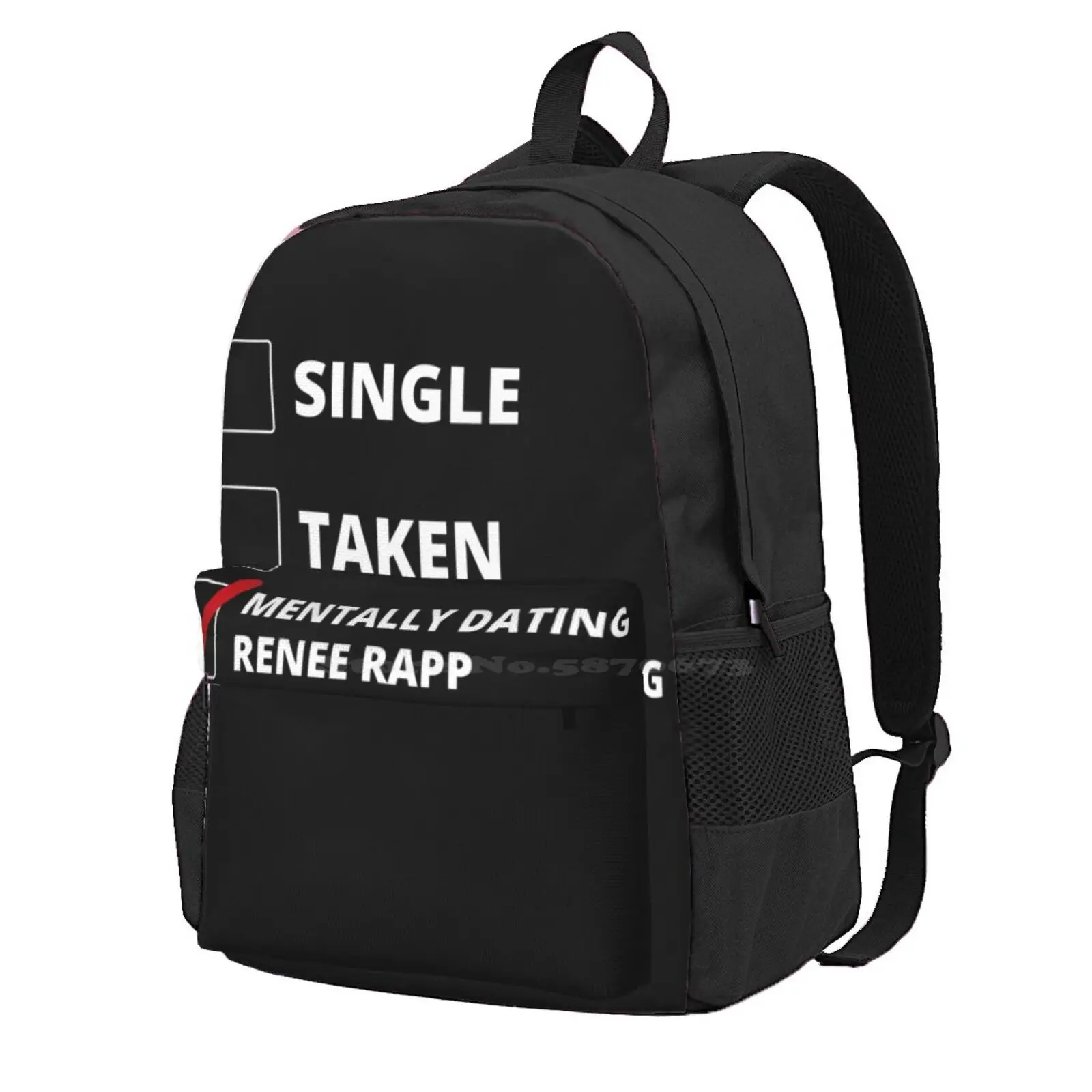 

Mentally Dating Renee Rapp Hot Sale Schoolbag Backpack Fashion Bags I Am Mentally Dating Renee Rapp Renee Rapp Is My Crush