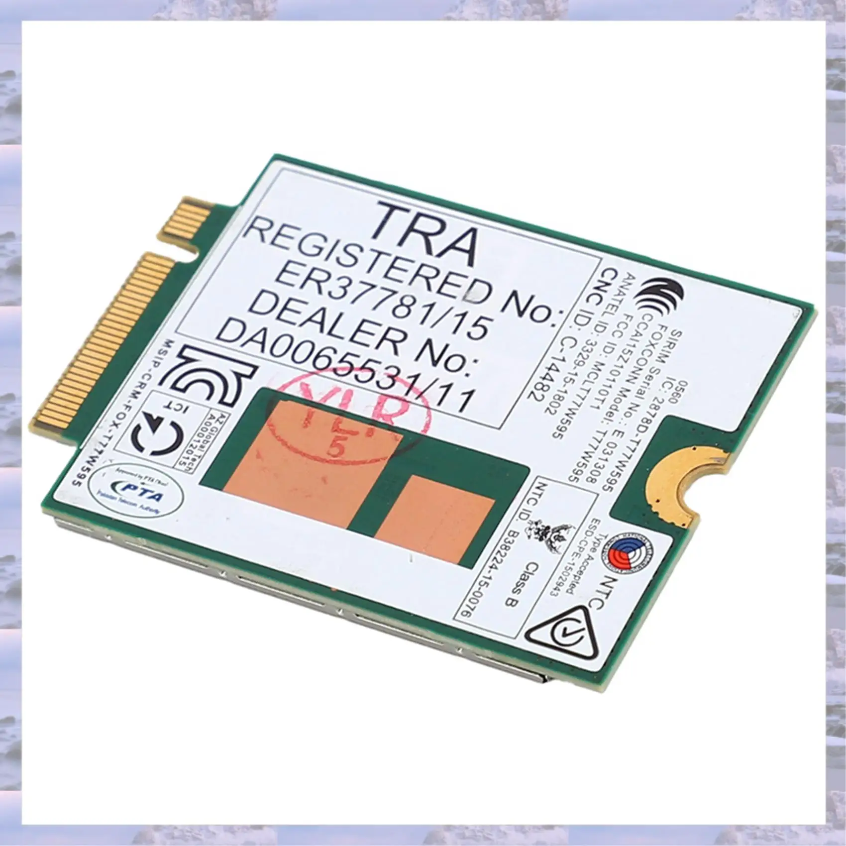 N75R-2X Lt4120 X5 LTE T77W595 796928-001 4G WWAN M.2 150Mbps LTE módem para HP Elite X2 840 850 G3 640 650 645 G2 verde