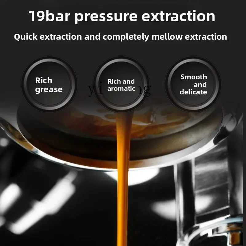 22CCautomatic grinding coffee machine household small one-click American grinding beans integrated