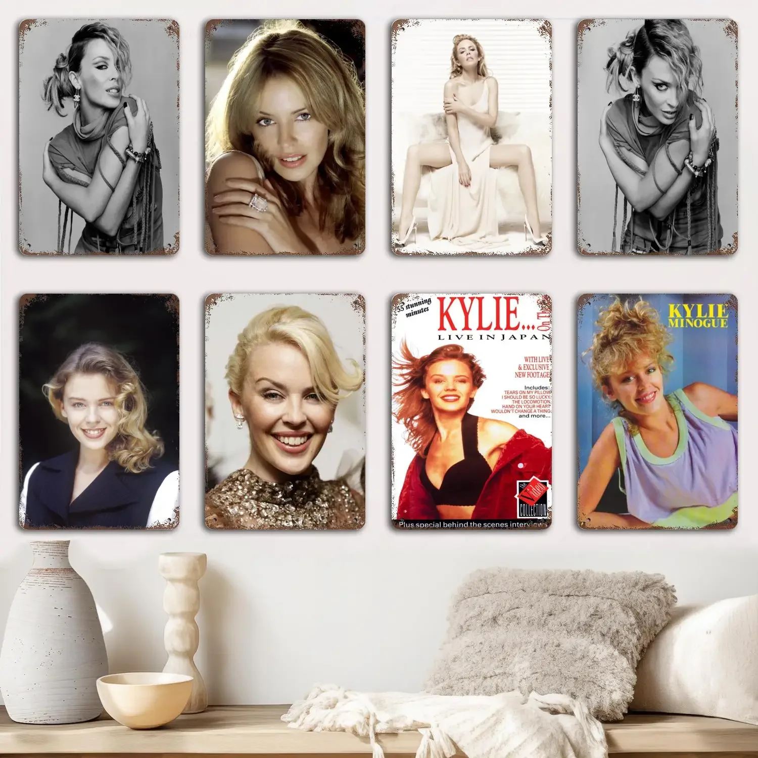 kylie minogue Metal Signs wall decor Vintage Tin Signs Captain Metal Poster Decor for Bar Pub Club Wall Decoration