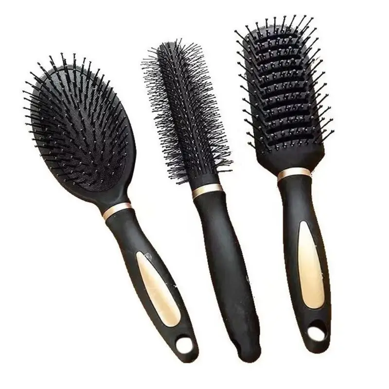 

3 Types Massage Oval Hair Comb Round Rectangle Brush Anti Static Detangling Air