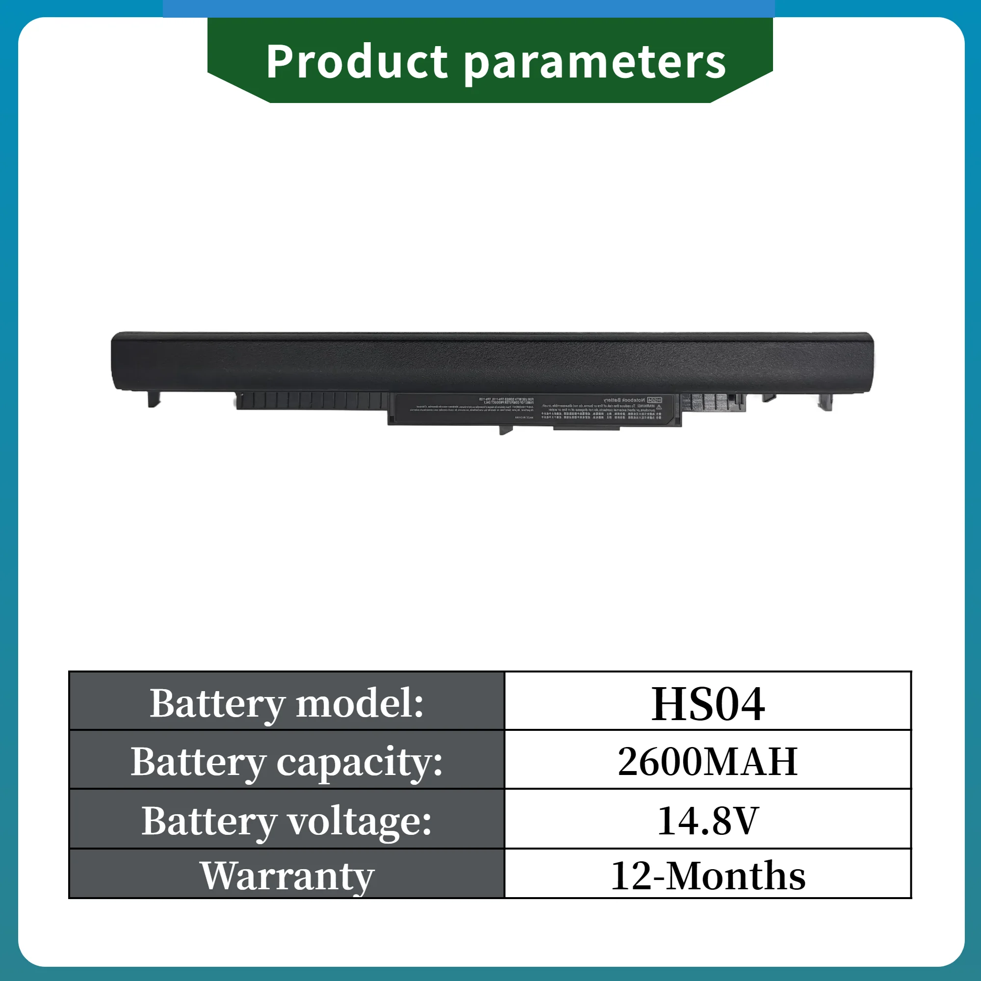 Factory Direct! HS04 Laptop Battery For HP 240 245 250 255 G4 HSTNN-LB6U HSTNN-LB6V HSTNN-PB6S 807611-831 807957-001 HS03 HS04