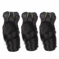 3pcs Loose Wave Short Curly Hair Bundles Brazilian Hair Weave Bundles 100% Human Hair Bundles Hair Extension Human Hair Bundles