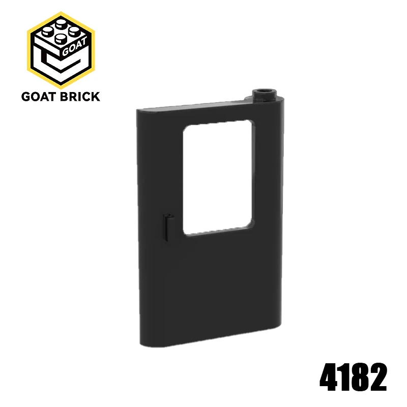 10Pcs MOC Parts 4182 Train Door 1 x 4 x 5 Right Compatible Bricks DIY Assmble Building Blocks Particle Kid Puzzle Brain Toy Gift