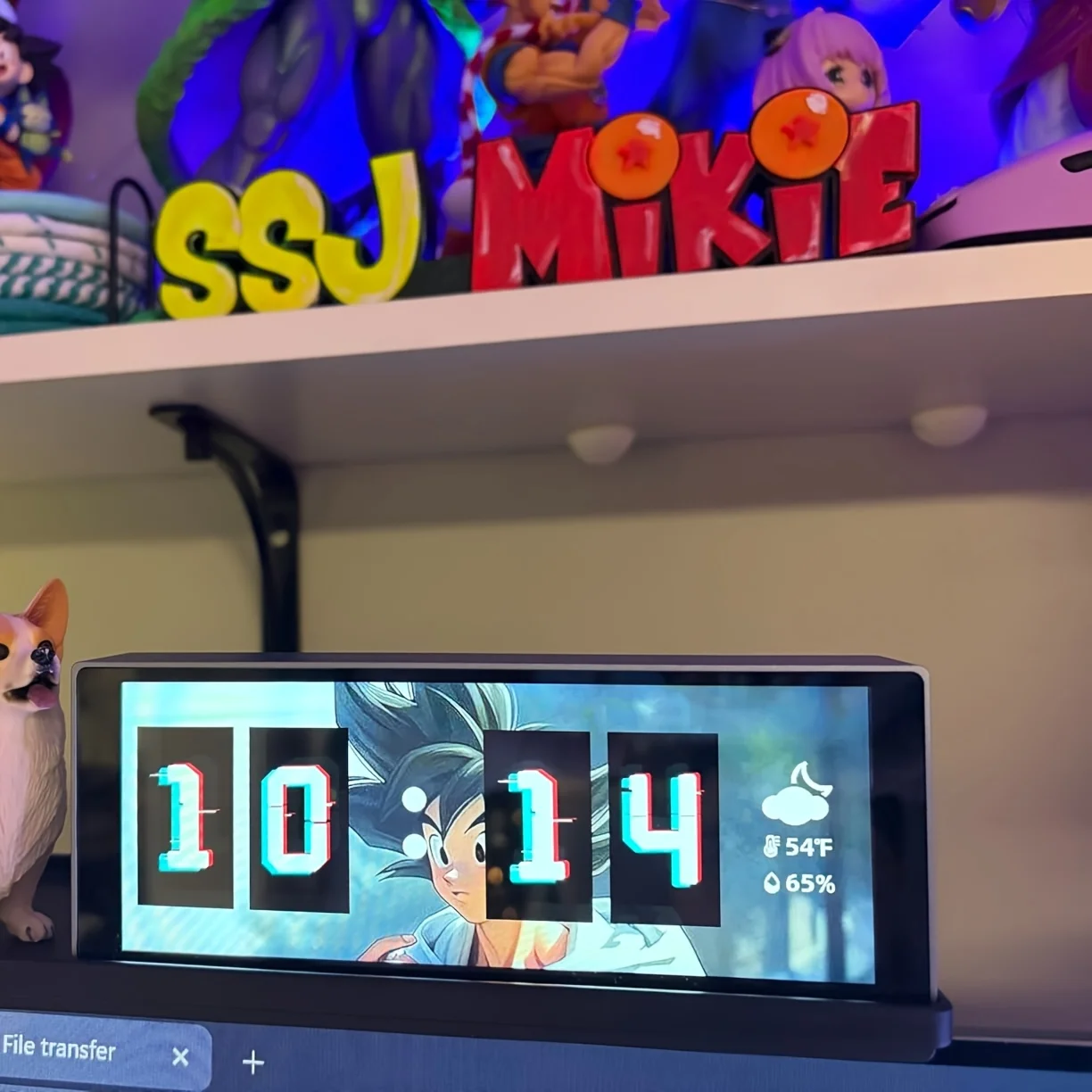 RGB Quantum Clock LED Night Light Smart IPS APP Control Color Dispaly Screen DIY Gaming Desktop Lamp For Home Decoration Gift