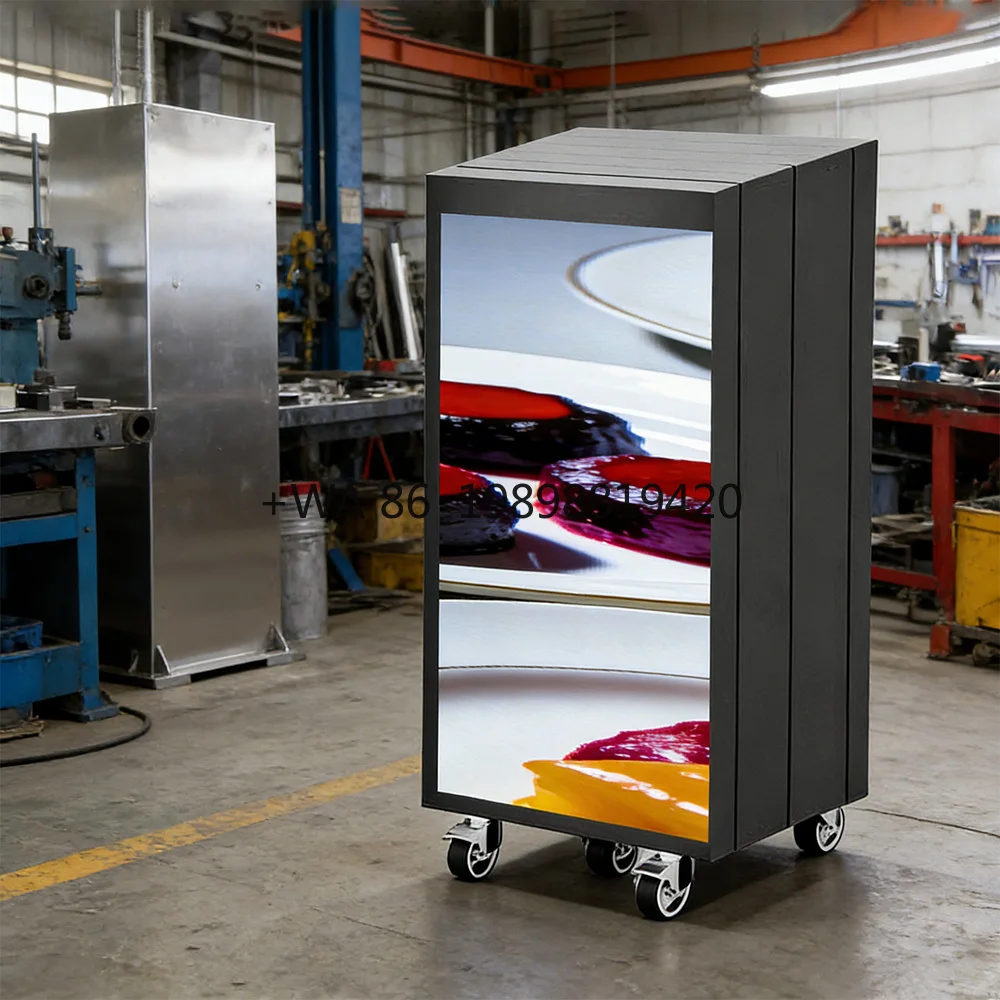 Wholesale 3D Portable Full Folding LED DJ Booth with LED Video Wall Display Desk for Event Music Festival