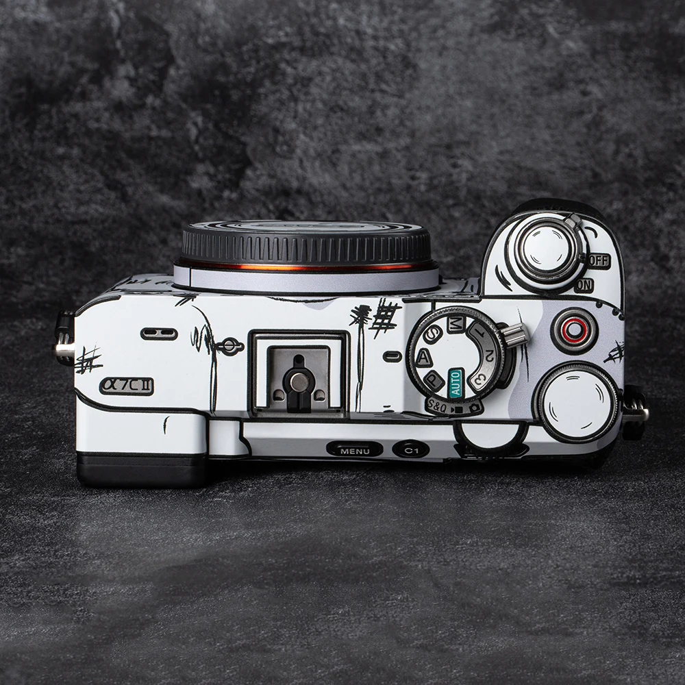 A7C2 A7C A7CR autocollant de peau d'appareil photo A7CII Film de protection A7CM2 A7CR housse Film enveloppant couvert pour Sony Alpha 7C II peau de décalcomanie