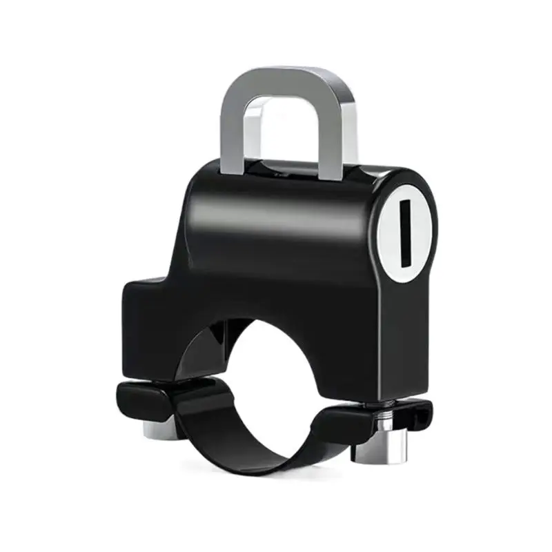 NEW HOT In Stock-10PCS Nti-Theft Helmet Lock Handlebar Mount Motorcycle Electric Motorbike Security Metal Lock 22Mm-24Mm Withkey