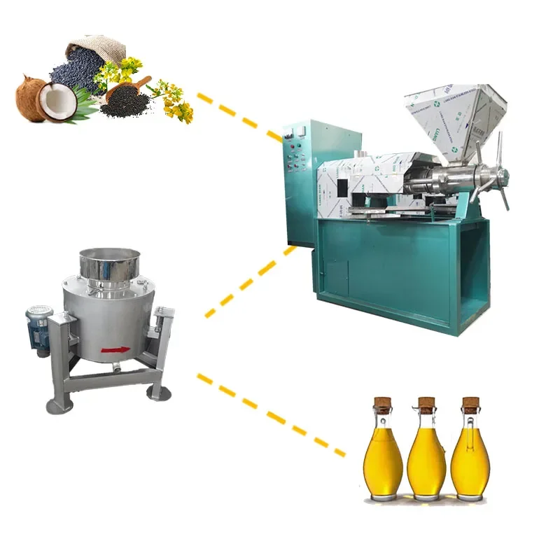 Máquina de extracto de soja extrusora de aceite de semilla prensado físico tipo tornillo máquina de prensado de aceite