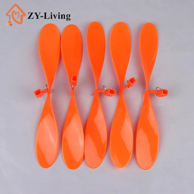 10PCS 180mm Rubber Band Powered Propeller For Model Aircraft Propeller Supply Student Airplane Spinner