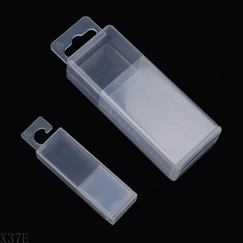 X37E Transparent Plastic Drill Bit and Milling Cutter Storage Box with Telescopic Feature for Easy Organization and Access