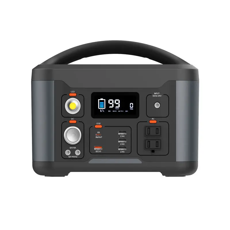 174000mAh 626Wh USB Type C DC AC 600W Lithium Battery Bank Portable Power Station for Outdoor Camping Fishing Home Backup