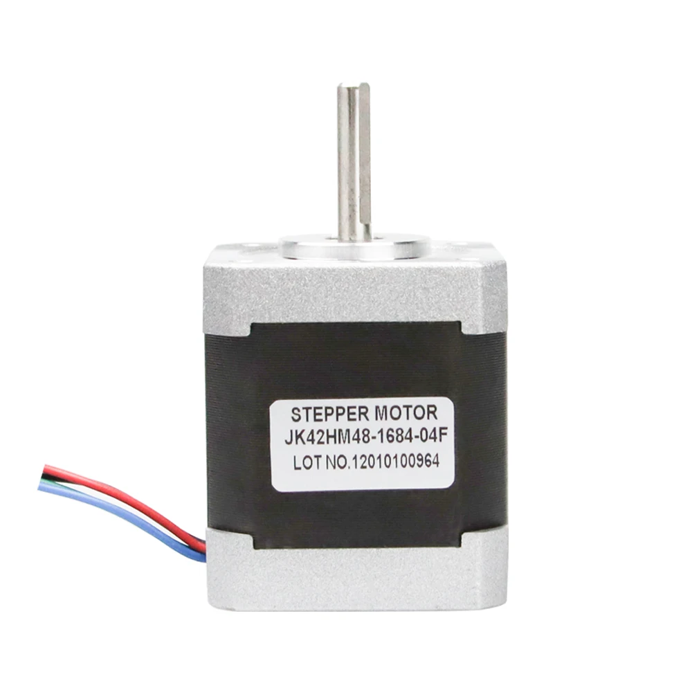 Jkongmotor 0,9 Grad Nema 17 Schrittmotor 1,68 A 48 mm 44 Ncm D-Schnitt/Rundwelle Nema17 Schrittmotor für DIY 3D-Drucker CNC-Roboter – Detail 7