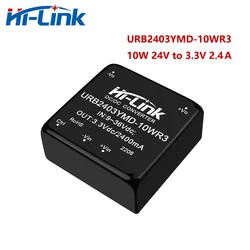 Hi-Link New URB2403YMD-10WR3 10W 24V to 3.3V 2.4A DC DC Converter Step Down Isolated Power Supply Module 91% Efficiency