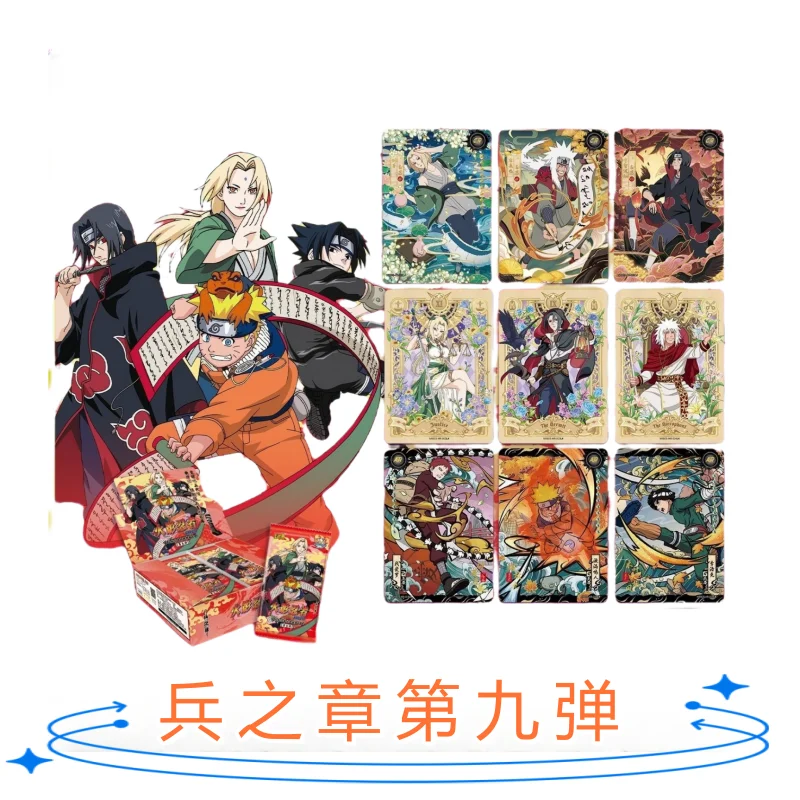KAYOU Genuine Naruto Heritage Collection Cards Chapter of Soldiers Wave 7-9 Naruto Uzumaki Sasuke Uchiha Anime Trading Cards