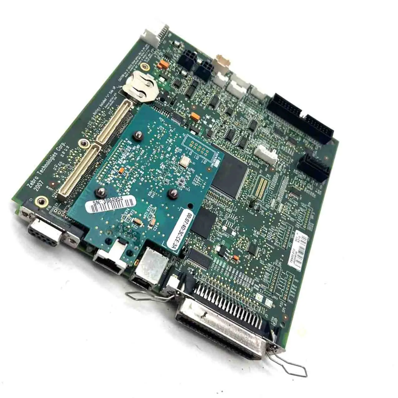 Placa-mãe 64MB da placa-mãe ZM400 79400-012 se encaixa para peças de impressora Zebra