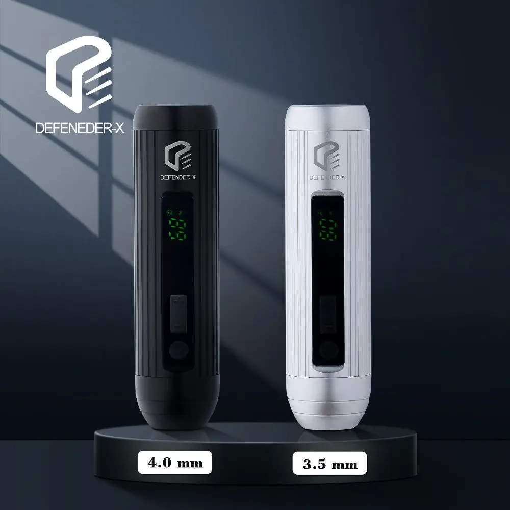 3.5mm/4.0mm Stroke EZ INNOVATION Wireless Battery Tattoo Pen Machine Defender X Use Just by One Hand Control Complete