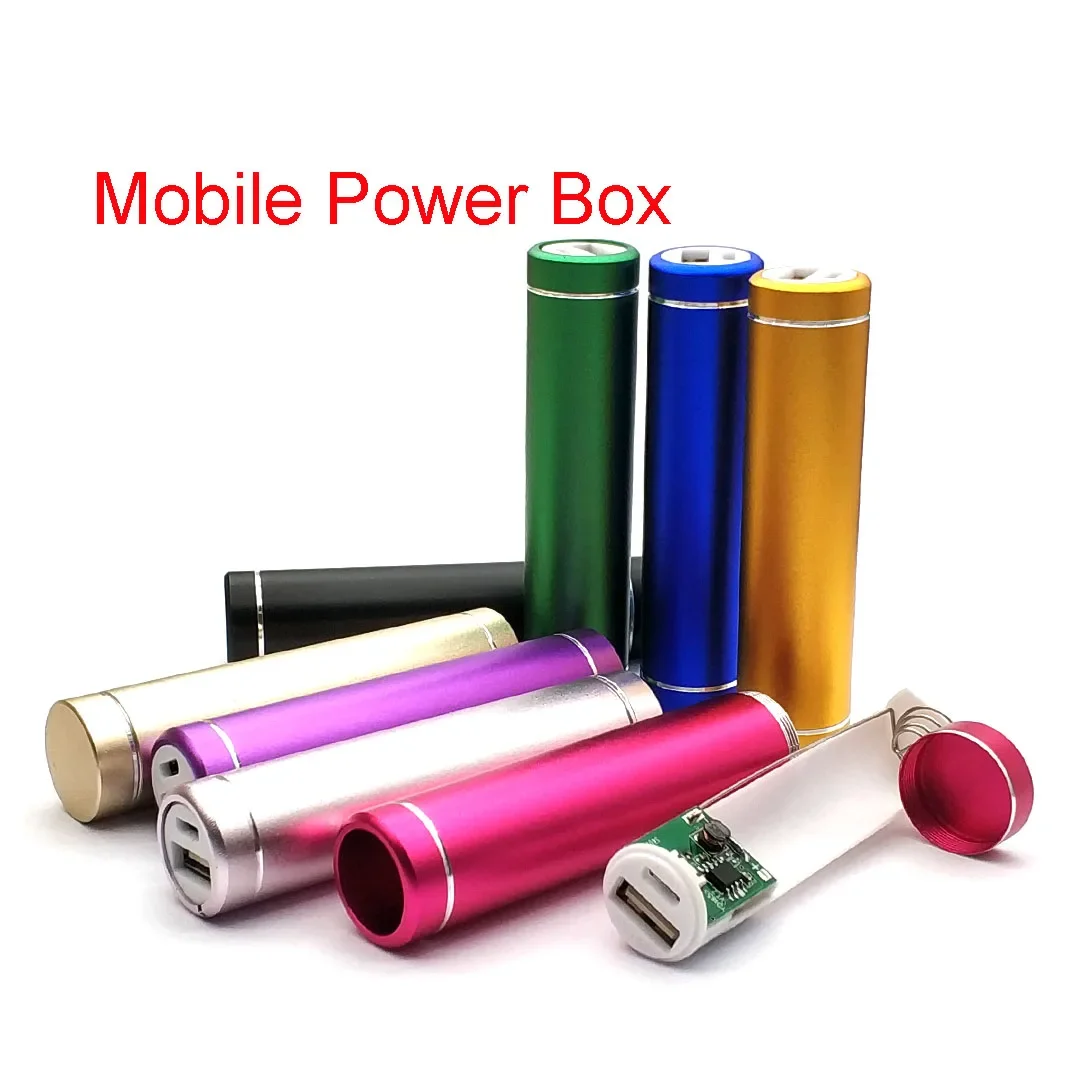 Portable Multicolor USB 5V/1A Power Bank Case 18650 Suite Battery External DIY Charge Box Kit Universal Cell Phones Free Welding