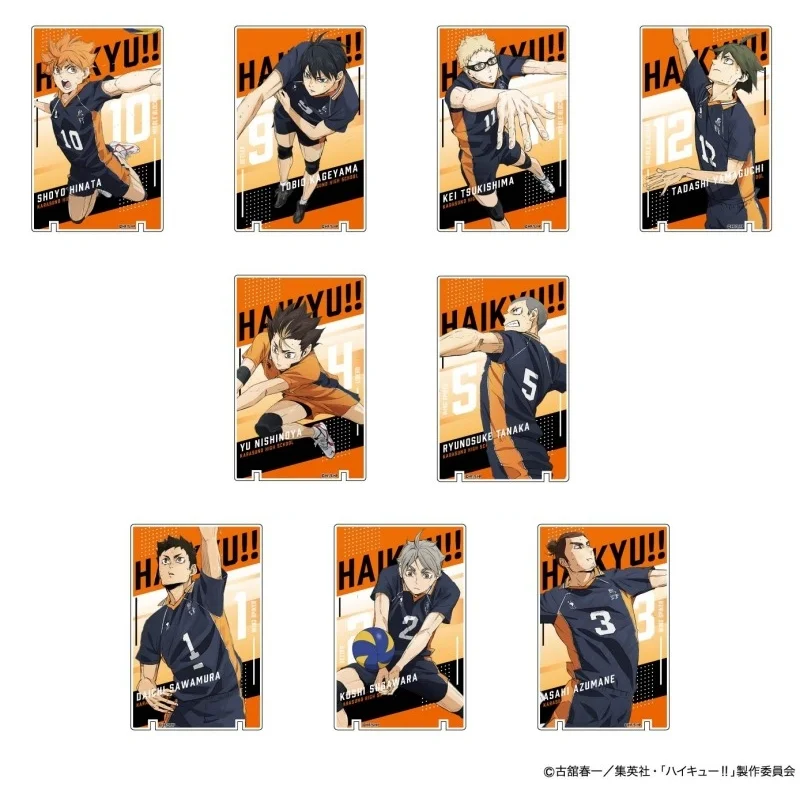 Japan T-arts Goods Haikyu Theatrical Version Acrylic Standing Sign Black Wild Yinju