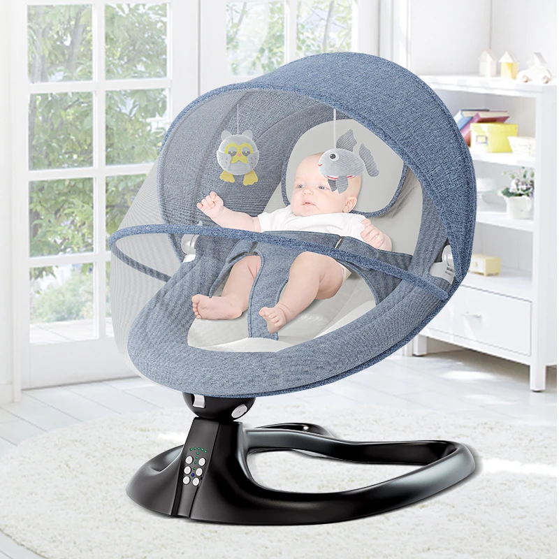 Competitive Price Baby Swing Cradle Electric Baby Bouncer Rocker Automatic New Born Rocking Chair with Remote Control