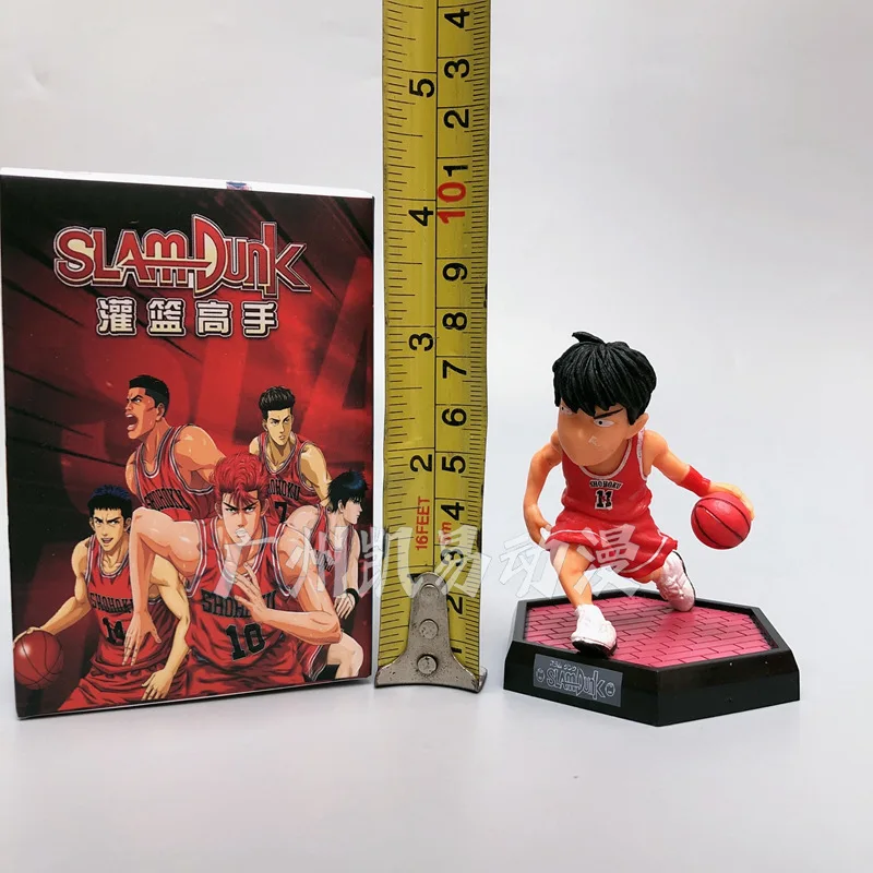 Figuras de acción de Slam Dunk, caja misteriosa de 5 piezas, venta al por mayor, Sakuragi, Hanamichi, Rukawa, kaade, Akagi, Takenori