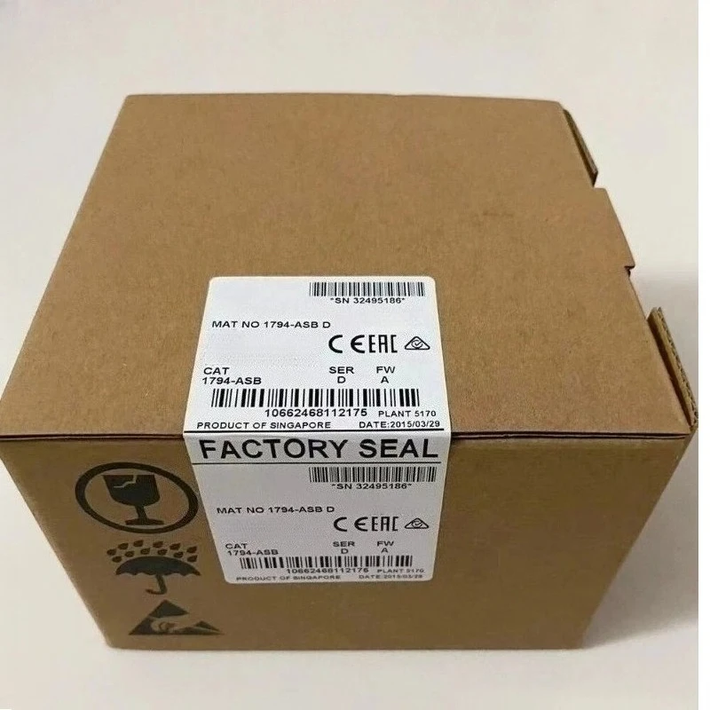 Brand New Orignial 1794-ASB FLEX Remote I/O Adapter 24VDC PS 8 I/O Module Capacity Fast Delivery