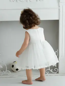 10 best sales Vestido branco para chá de bebê - №3