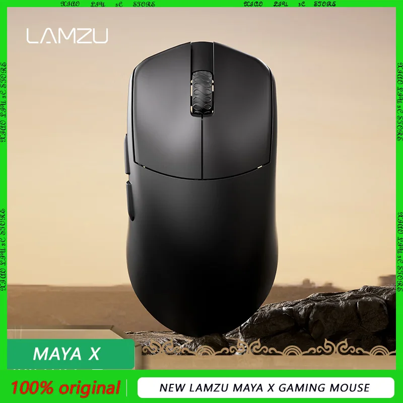 NEW Lamzu MAYA X Gaming Mouse Original PAW3950 Nordic52840 8K Dongle Included 750IPS 30K DPI 2.4G laptop gifts AURORA Wireless