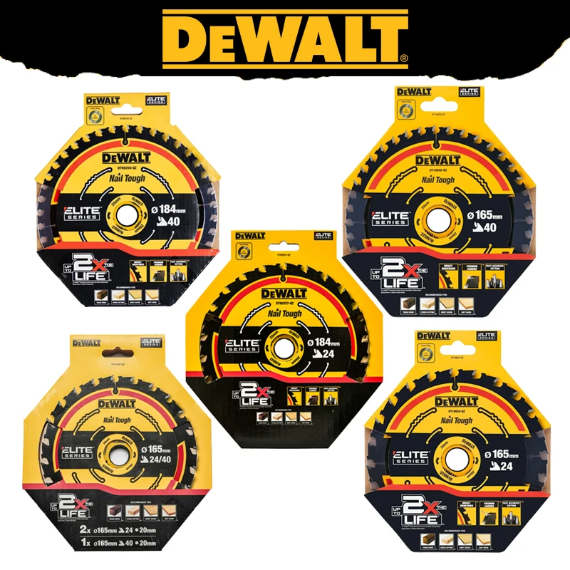 

DEWALT EXTREME 2X Life Circular Saw Blade Wood Cutting Sturdy Durable Tools Accessories DT10640 DT10624 DT90257 DT90259 DT10397