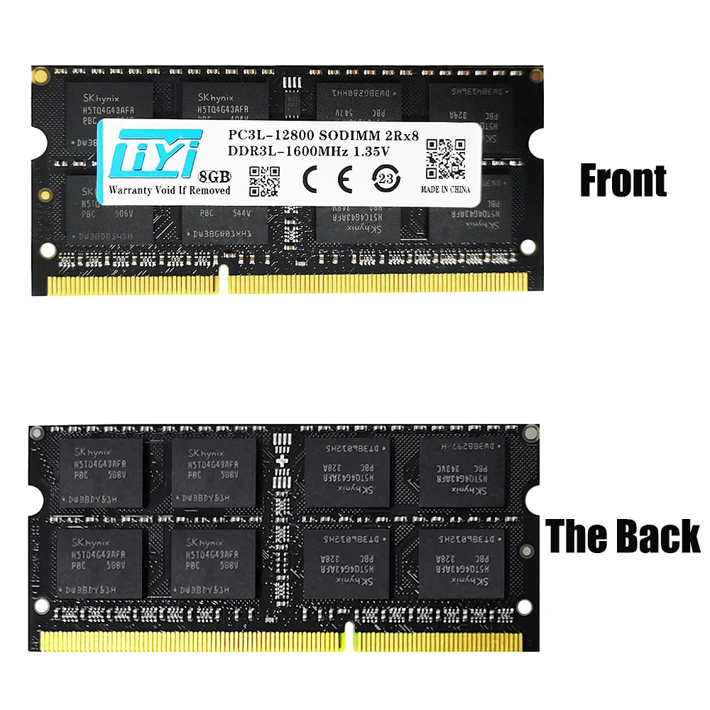 Imagem -02 - Memória Portátil de Sodimm Ddr3l 4gb 8gb 1066 1333 1600 Mhz Ram do Caderno 8gb 204pin 1.35v Pc3 8g 50 Peças