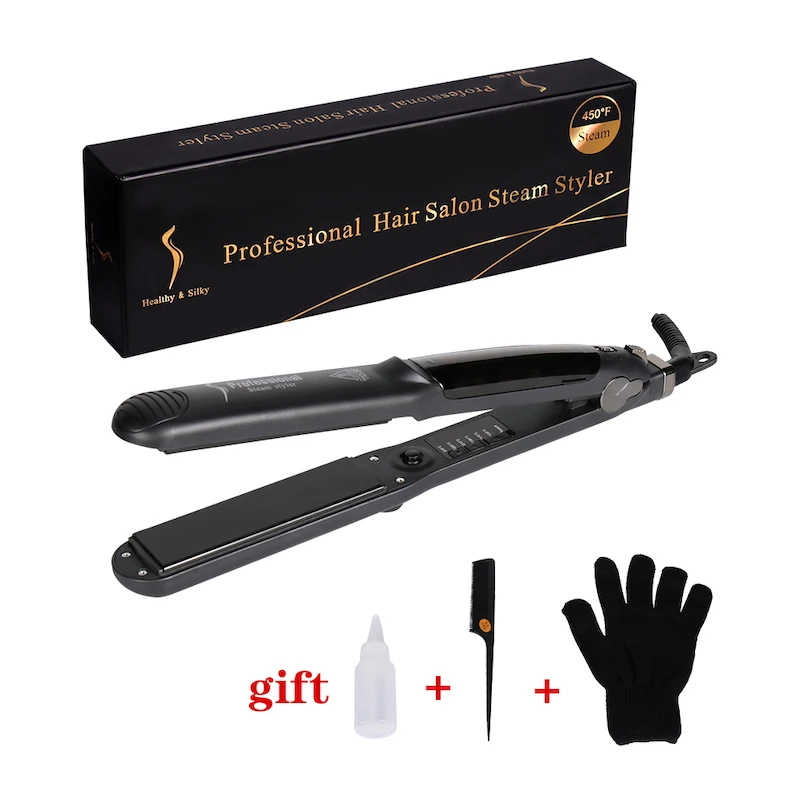 

Steam heater flat iron portable hair straightening comb hair straightening stick is a household hair styling tool