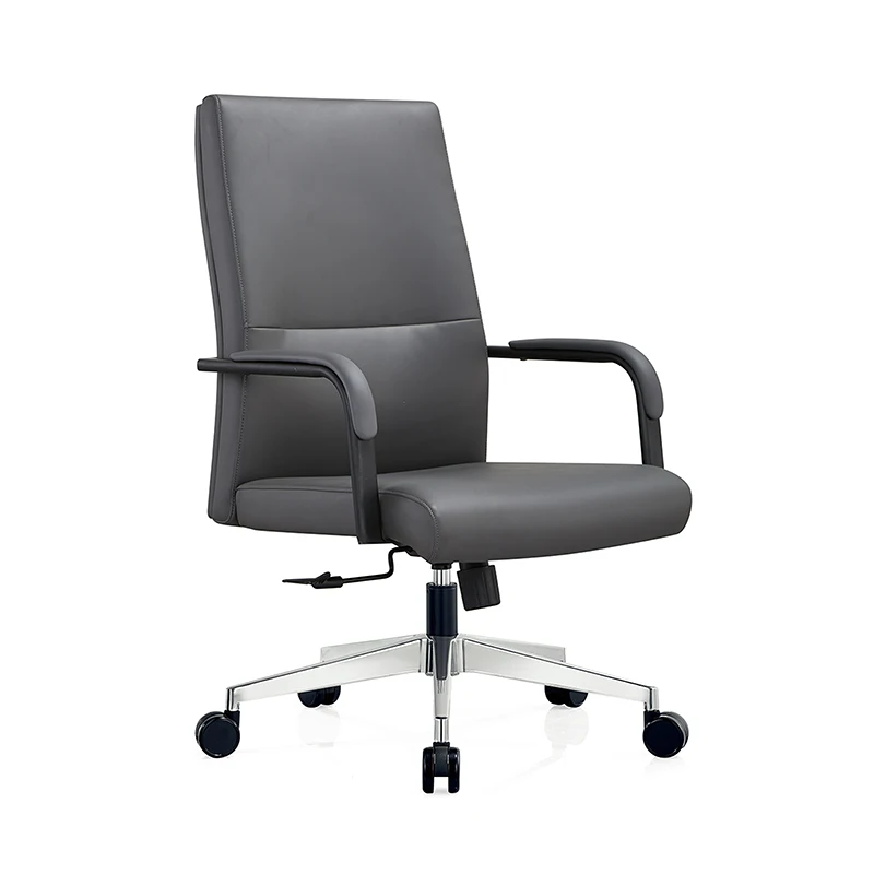 china hot sale swivel comfortable computer leather chair modern task real leather chair