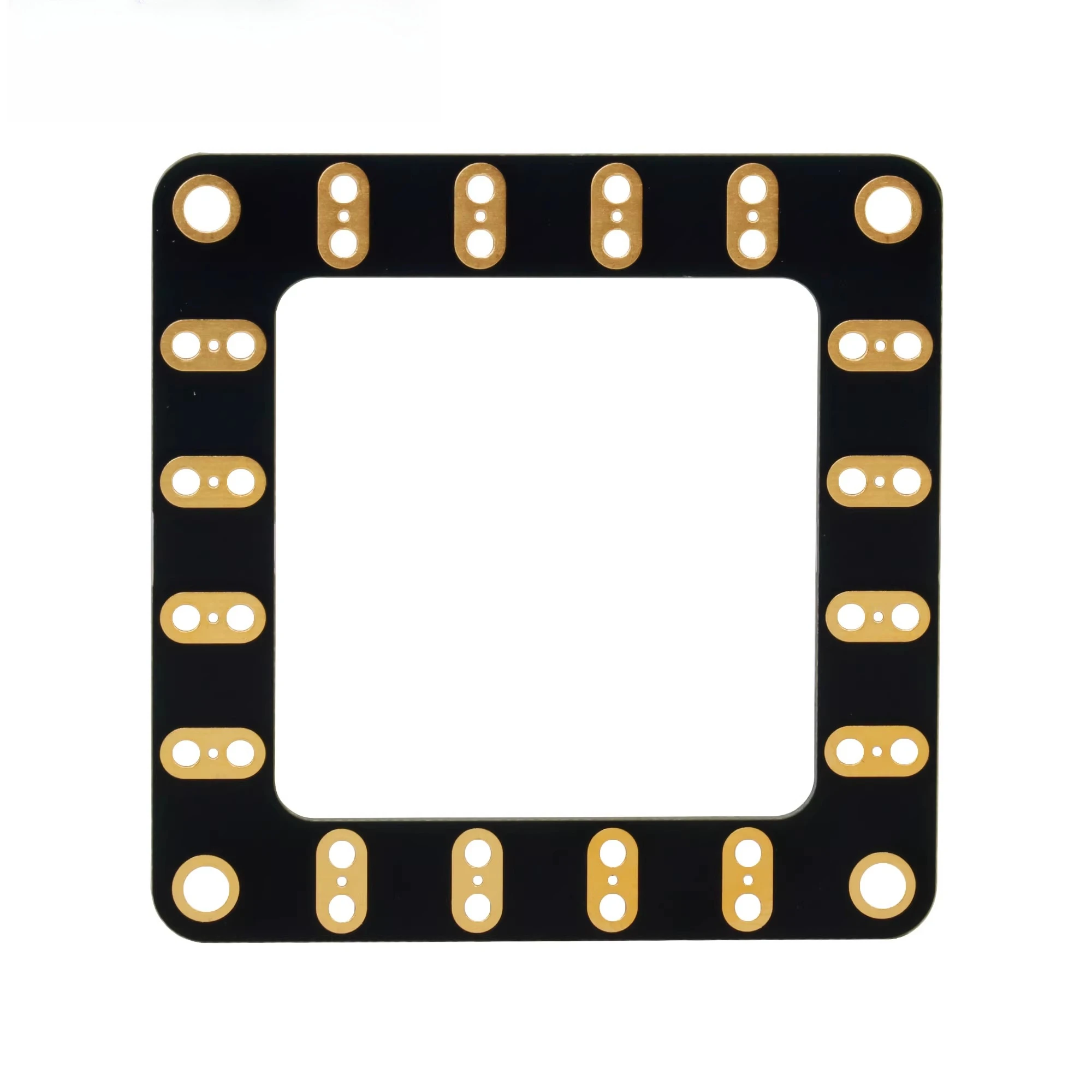 Gold-plated square rack for HiFi audio enthusiasts, FR4 board, double-sided immersion gold, 20pcs