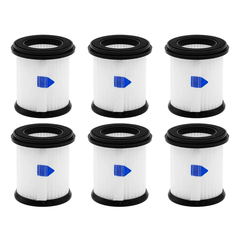 6Pcs HEPA Filter with Mesh Filter Replacement for INSE N5S S6T S6P Pro Cordless Vacuum Cleaner Spare Parts