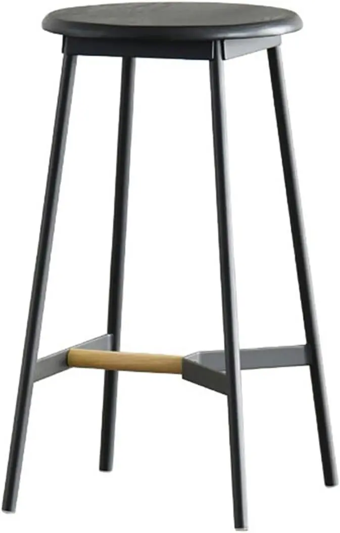 Breakfast Bar Stools, Bar Chair Modern Wrought Iron Reception Bar Stool Home Kitchen Restaurant Cafe Creative Decoration