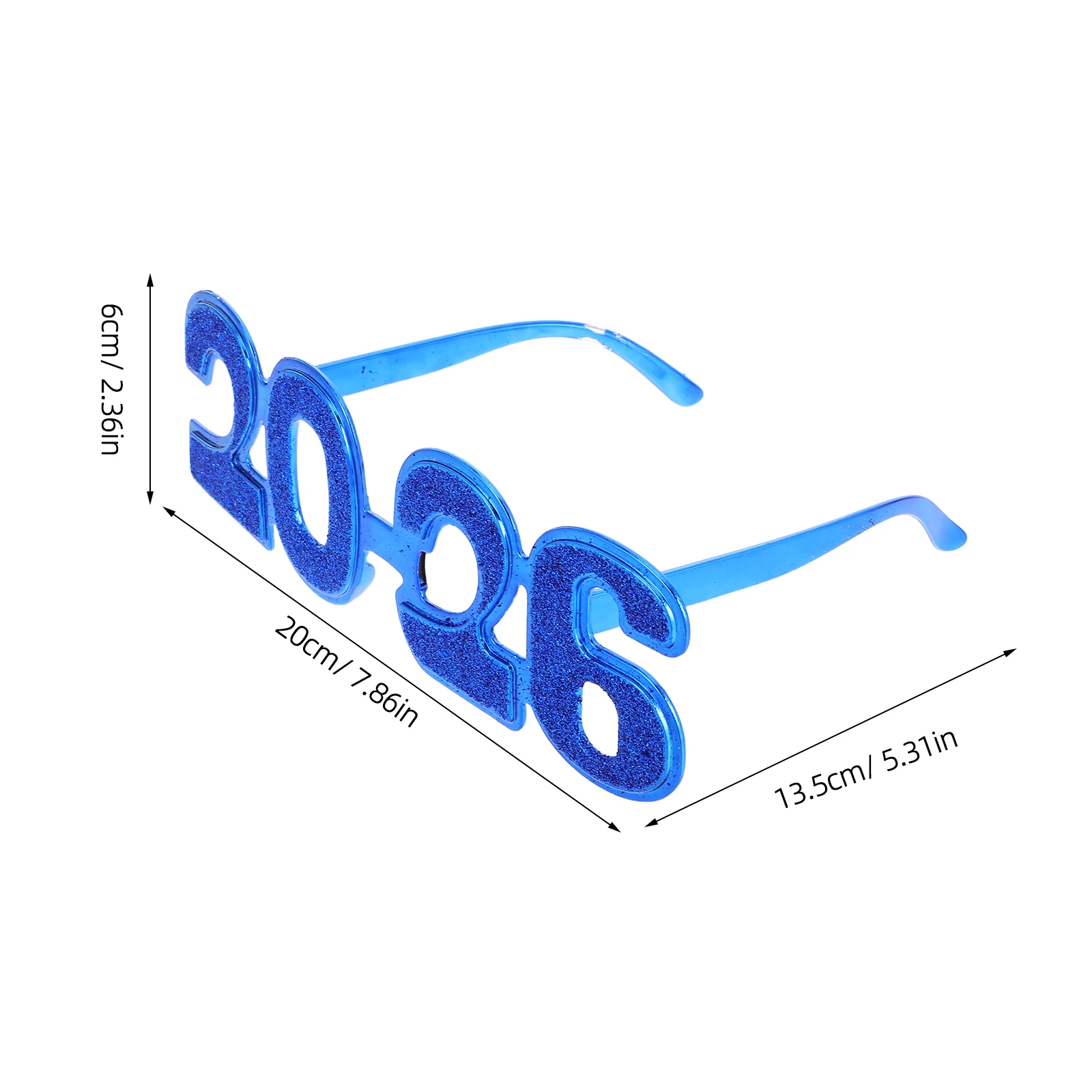 4 szt. Okulary na ukończenie szkoły 2026 z brokatem, okulary imprezowe z numerami, dla dzieci i dorosłych, na urodziny, Nowy Rok, rekwizyty do zdjęć, okulary imprezowe
