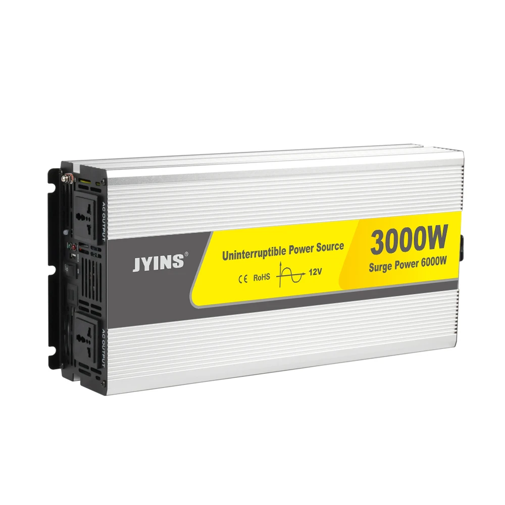 3000W DC To AC Power Inverter With LED Display 12V 24V Charger Dc Ac Inverter