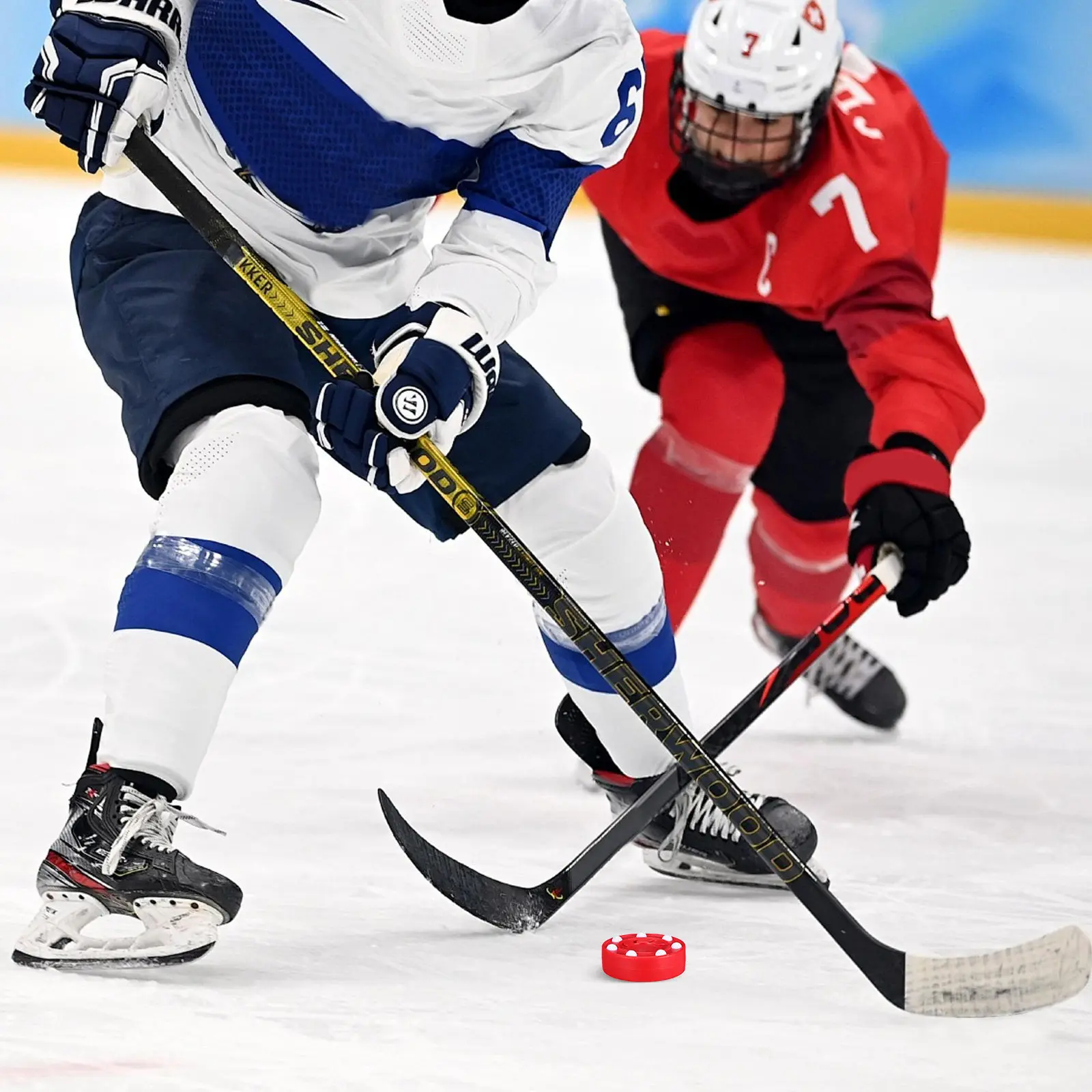 

Профессиональная хоккейная шайба (1 шт.) для роллер-хоккея: специальная конструкция, ударопрочный сердечник, низкое трение, повышенная скорость скольжения для ежедневного использования