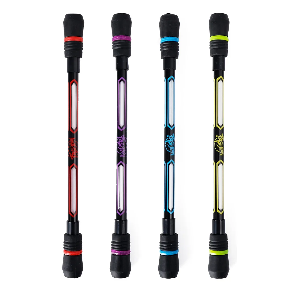 1pc Novelty Rotating Gaming Pen Spinning Gel Pens Anti-slip Rotating Gaming Gel Pens Student Intelligence Release Pressure Gift