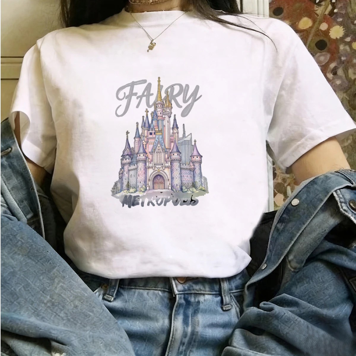 T Shirts Woman Kiwi Pattern Fr - Unique Women'S Formal Wear ulasan dan harga