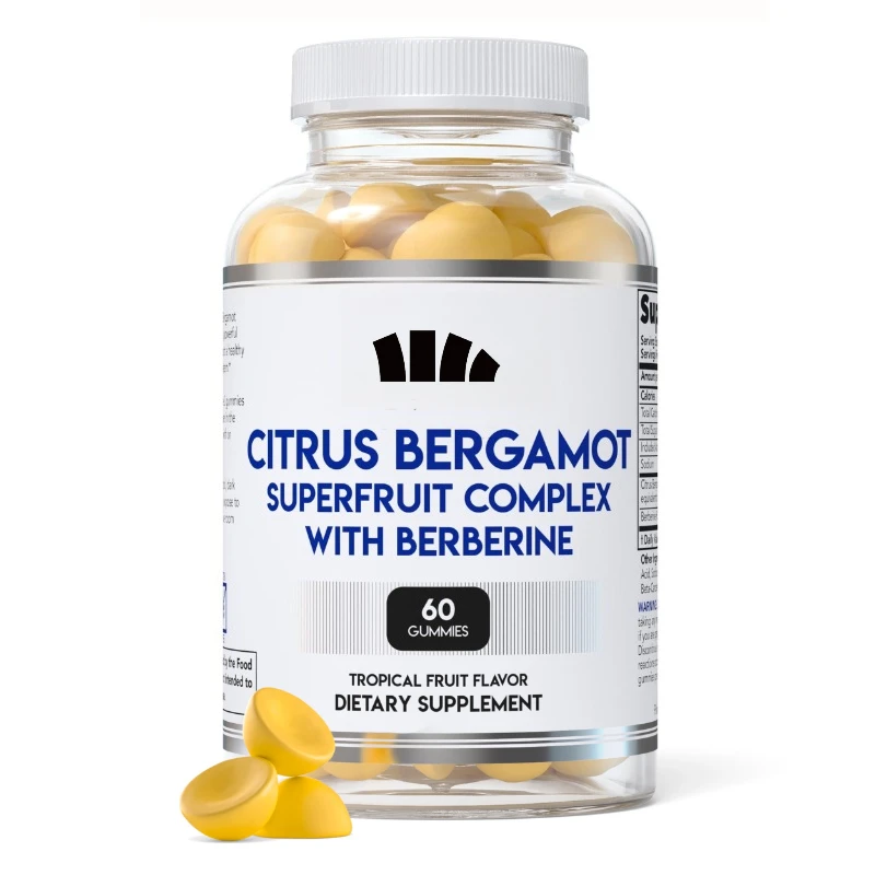 

Добавка цитрусового и бергамота, содержащая порошку оливкового листа и экстракта фруктов бергамота - 60 капсул