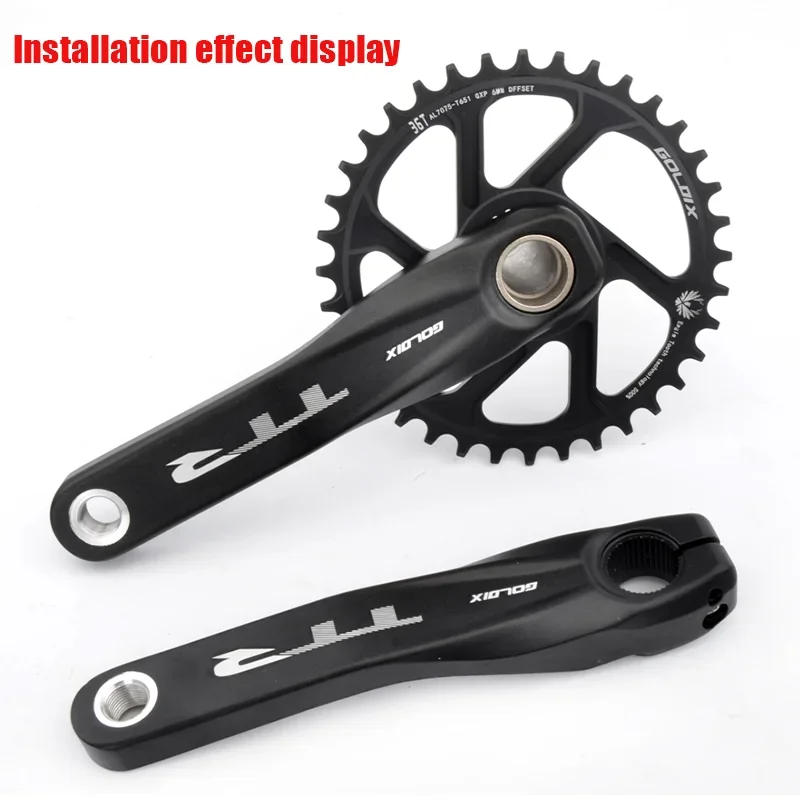 GOLDIX Chainring 30T/32T/34T/36T/38T Mtb Crown Offset 0mm/3mm/6mm Bicycle Chainwheel for Sram 11/12S NX XX XO 11